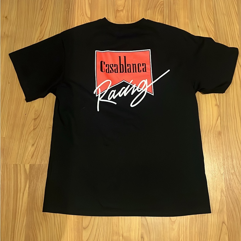 Rhude Casablanca Racing Tee with Red Graphic